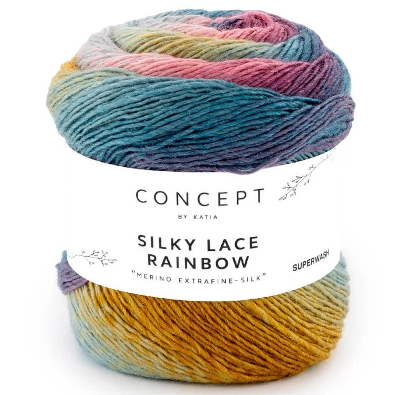 Katia Silky Lace Rainbow