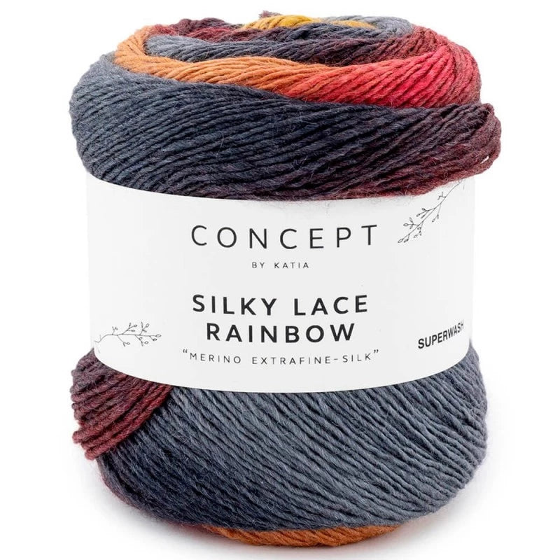 Katia Silky Lace Rainbow