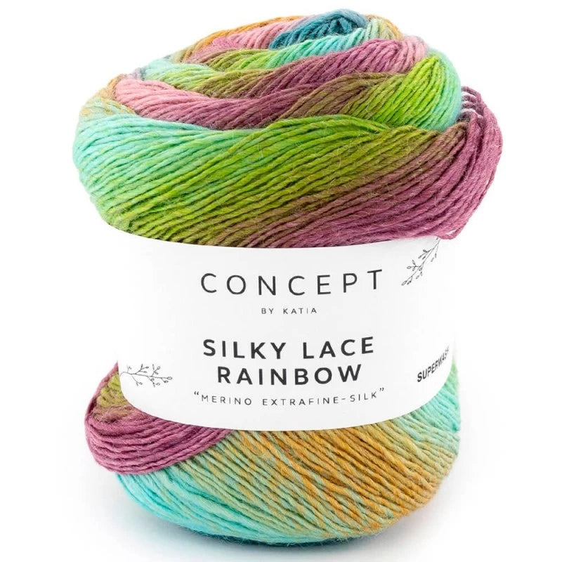 Katia Silky Lace Rainbow